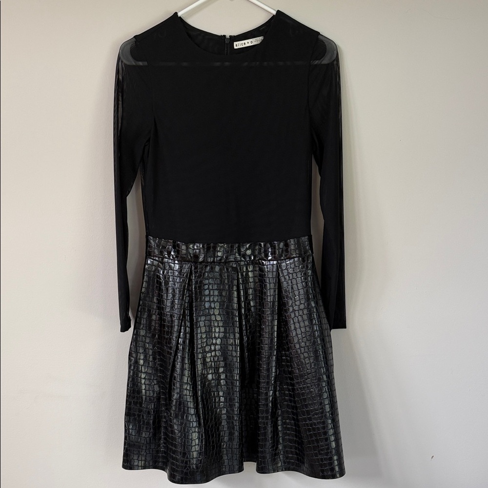 Alice and Olivia size 8 black dress